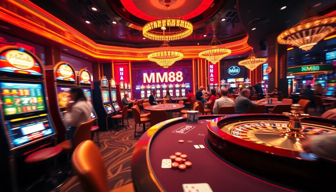 Experience the thrill of MM88 gaming with exciting casino tables and vibrant slots.