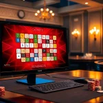 Play רמיקוב אונליין with vibrant tiles in a luxurious online casino environment