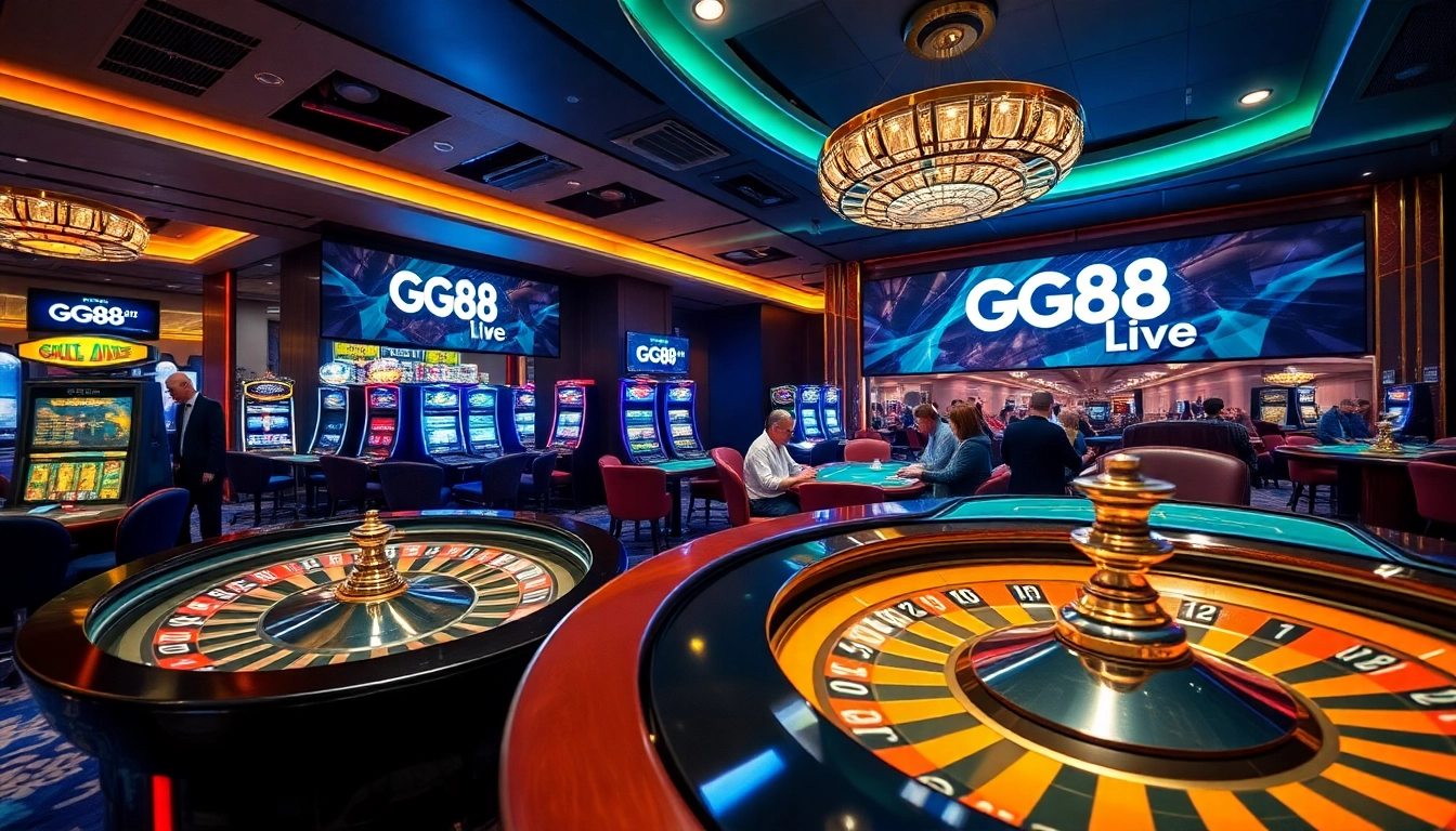 Experience the excitement of GG88 live dealer games with immersive gameplay and vibrant casino visuals.