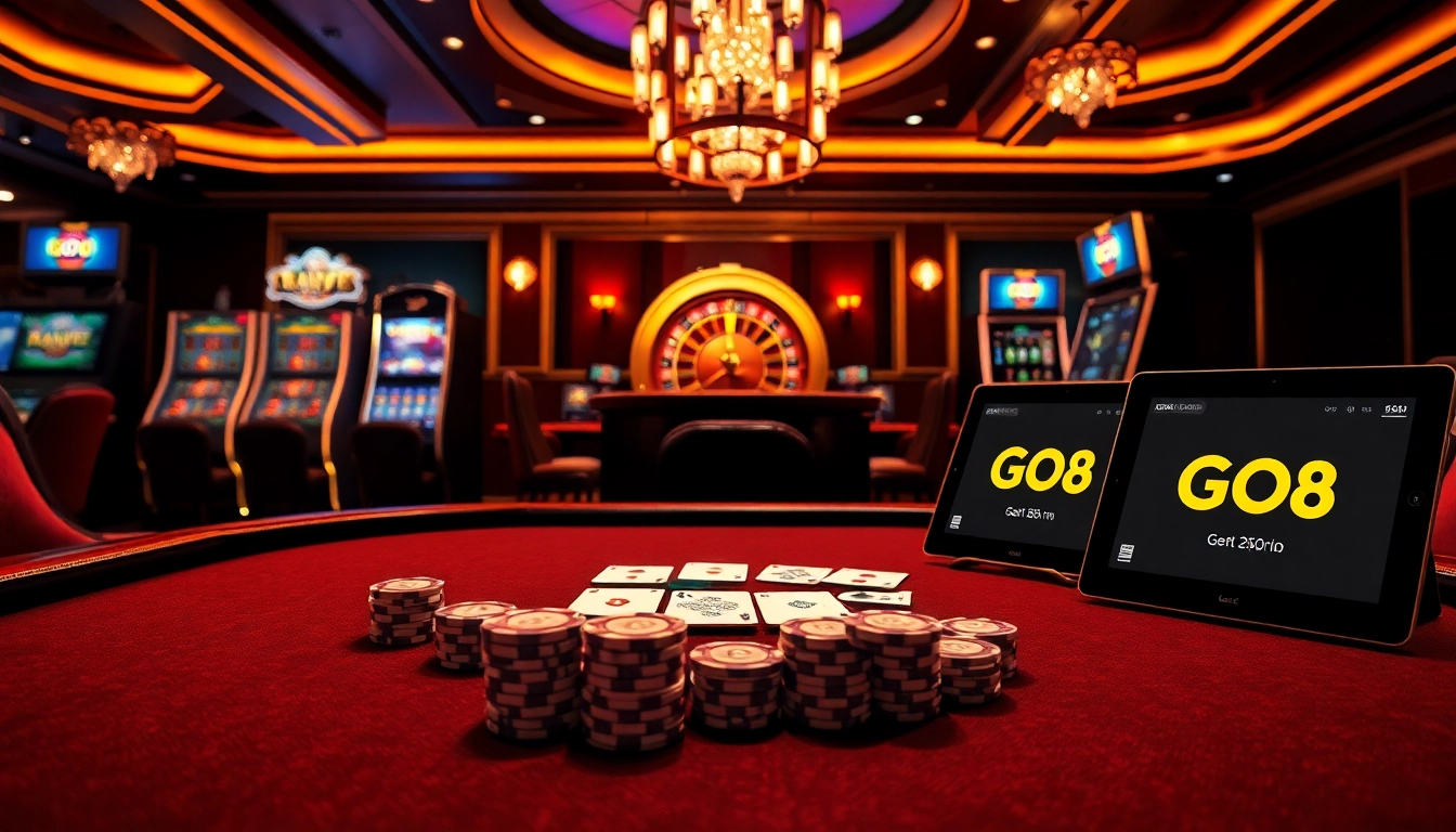 Experience exciting gameplay at https://go8s.bio/ with luxury casino tables and professional poker chips.