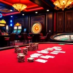 High-stakes poker game showcasing the hidden wiki 2026 within a luxurious casino setting.