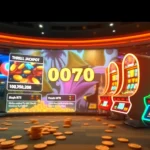 Exciting online gambling experience on ulat123 with colorful slot machines and jackpot display.