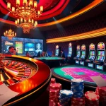 Engaging scene of luxury gambling at nhà cái WN678 with roulette and poker excitement.