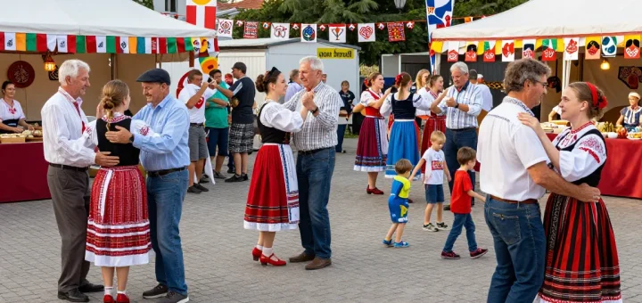 Community gathering at Polish festival in San Francisco as seen on https://www.sfpol.com/ demonstrating cultural heritage and vibrant connections.
